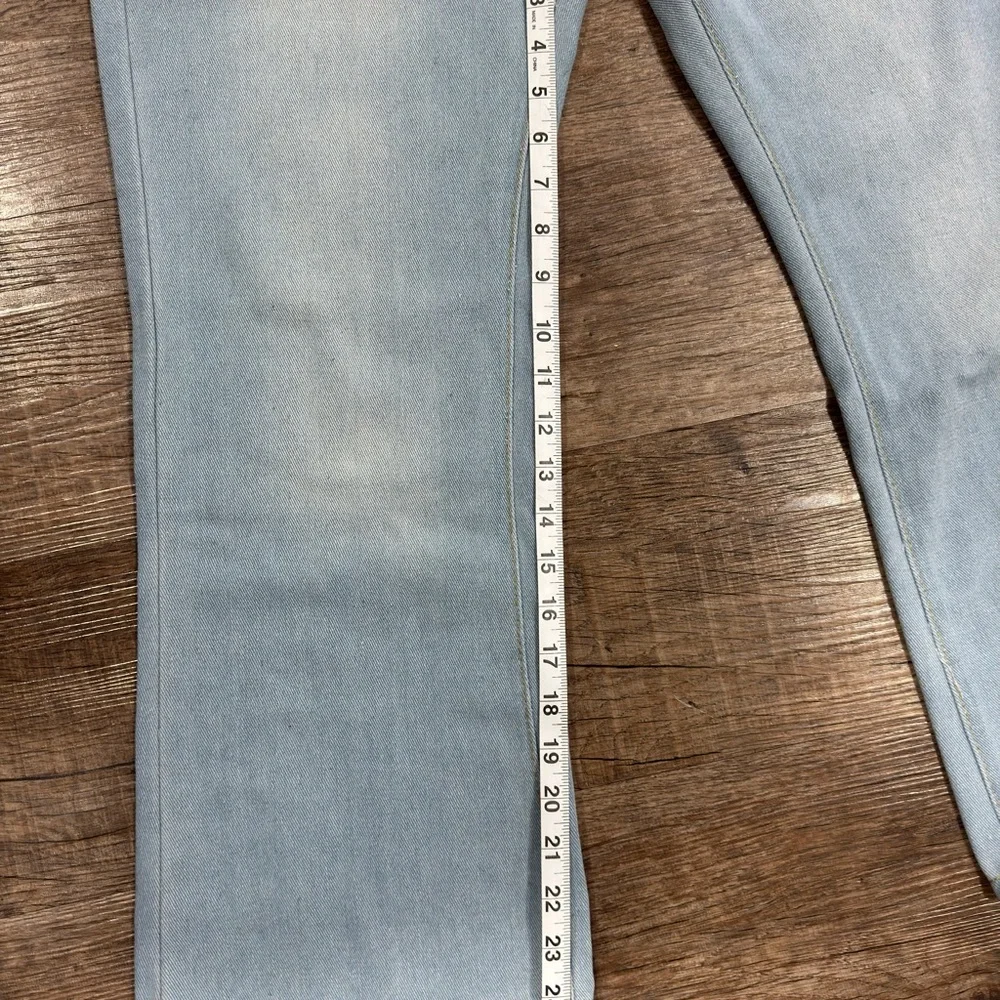 Light Blue Flared Jeans - Picture 5 of 6